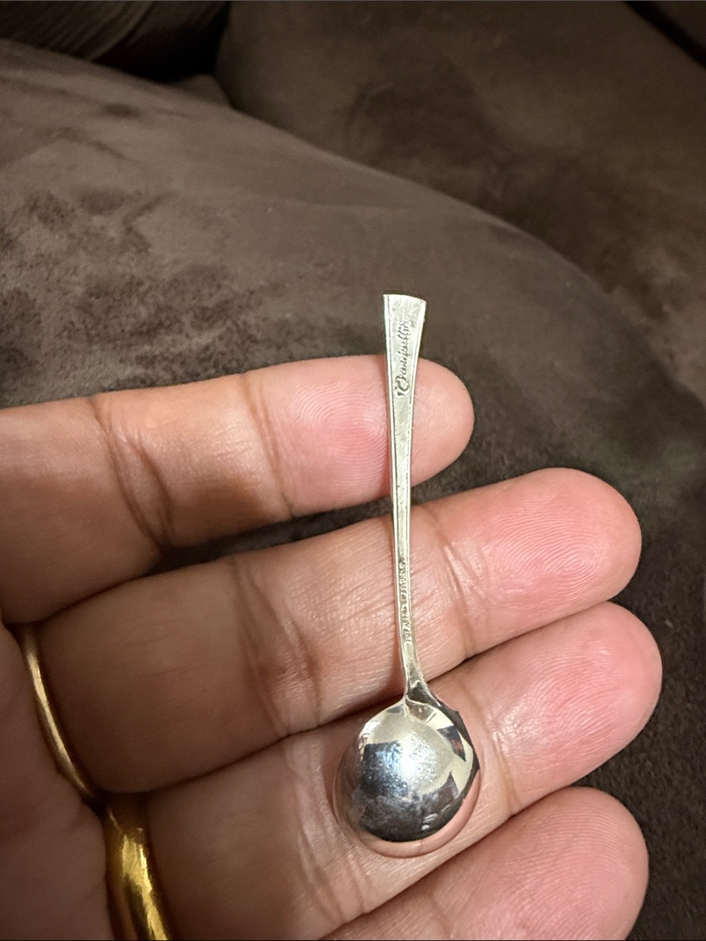 Tranquility Silver sterling mini Spoon - Picture 4 of 4